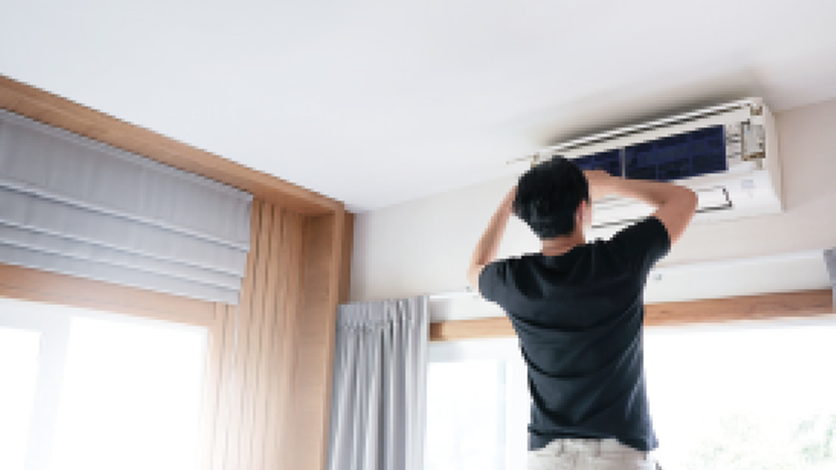 Instalación de sistema de aire acondicionado.