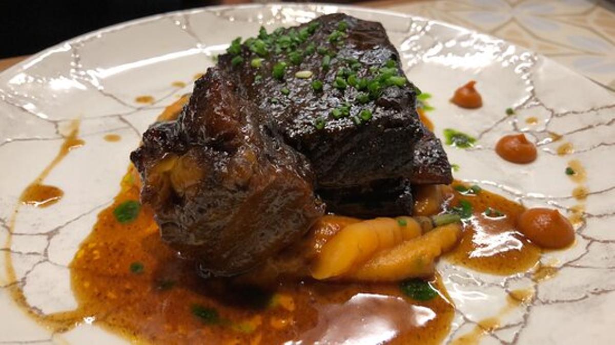 Plato del restaurante La Goyosa de Huesca