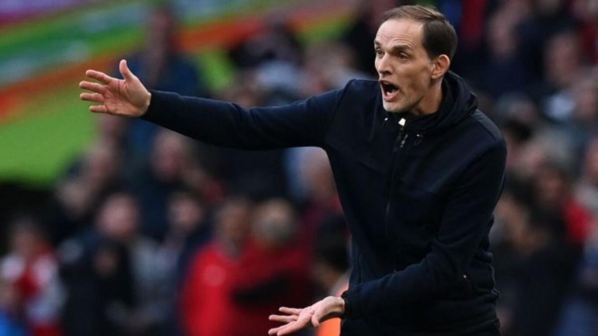 Tuchel en un partido con el Chelsea