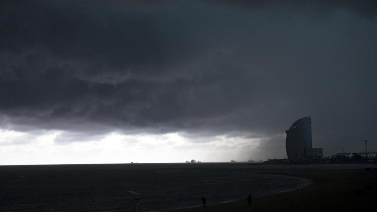 Tormenta sobre Barcelona