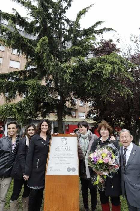 Inauguración del parque José Antonio Roncero en Gijón