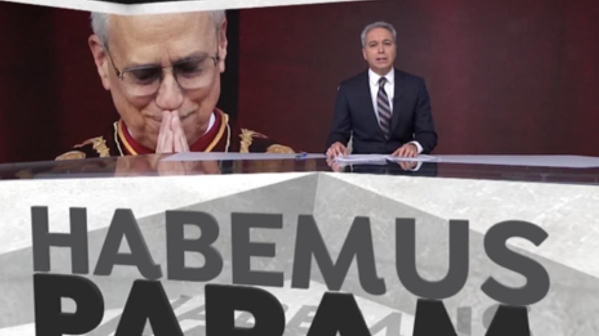 Vicente Vallés, en el especial informativo de Antena 3 Noticias.