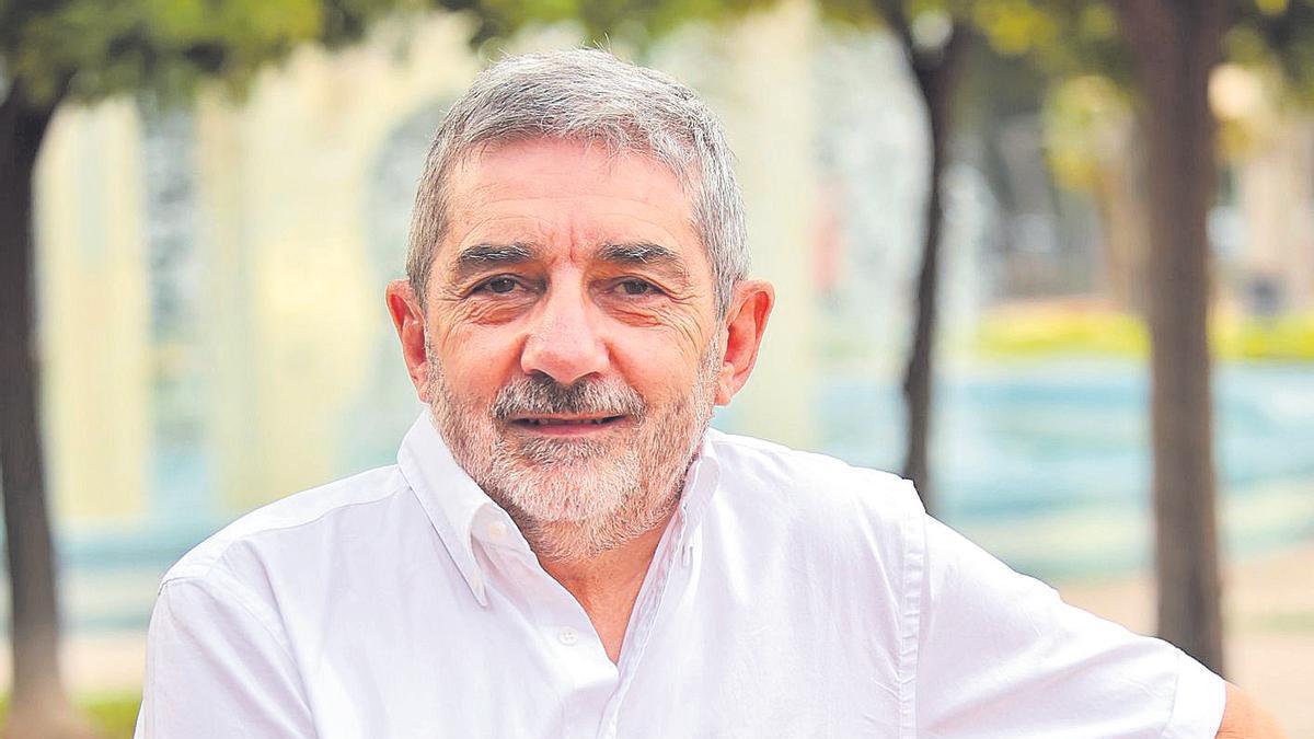 El periodista, articulista y escritor Bernar Freiría, en Murcia.