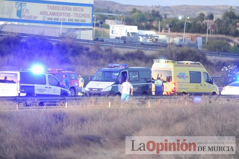 Grave accidente en Sangonera la Seca