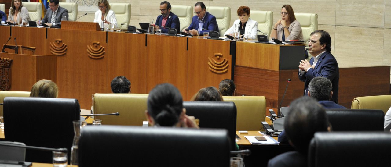 Pleno de la Asamblea el pasado jueves.