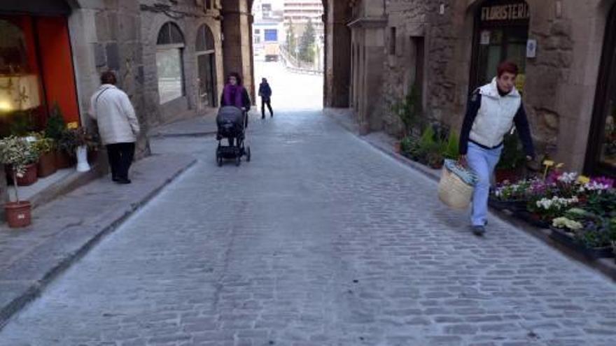 Comença la reforma  del carrer Sant Miquel