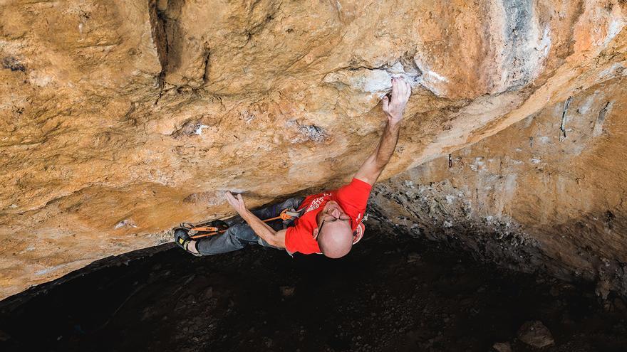 La escalada más dura y larga de Iker Pou en Mallorca