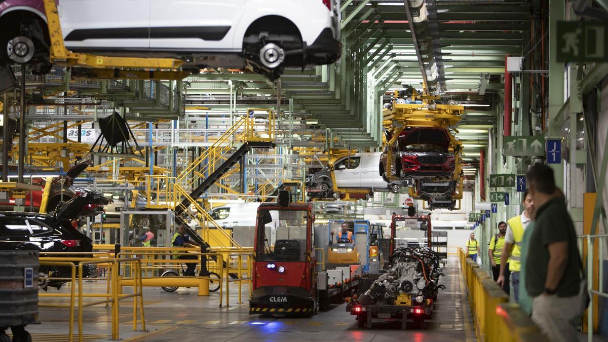 Motores en la planta de Ford Almussafes, en una imagen de archivo.