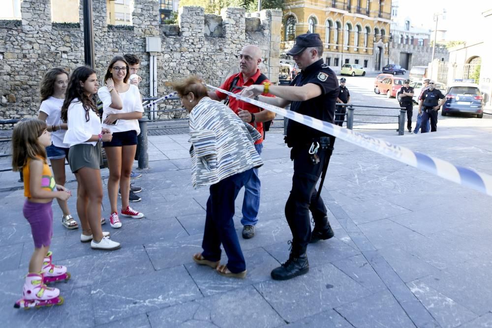 La Policía confirma la falsedad del aviso de bomba en San Pedro