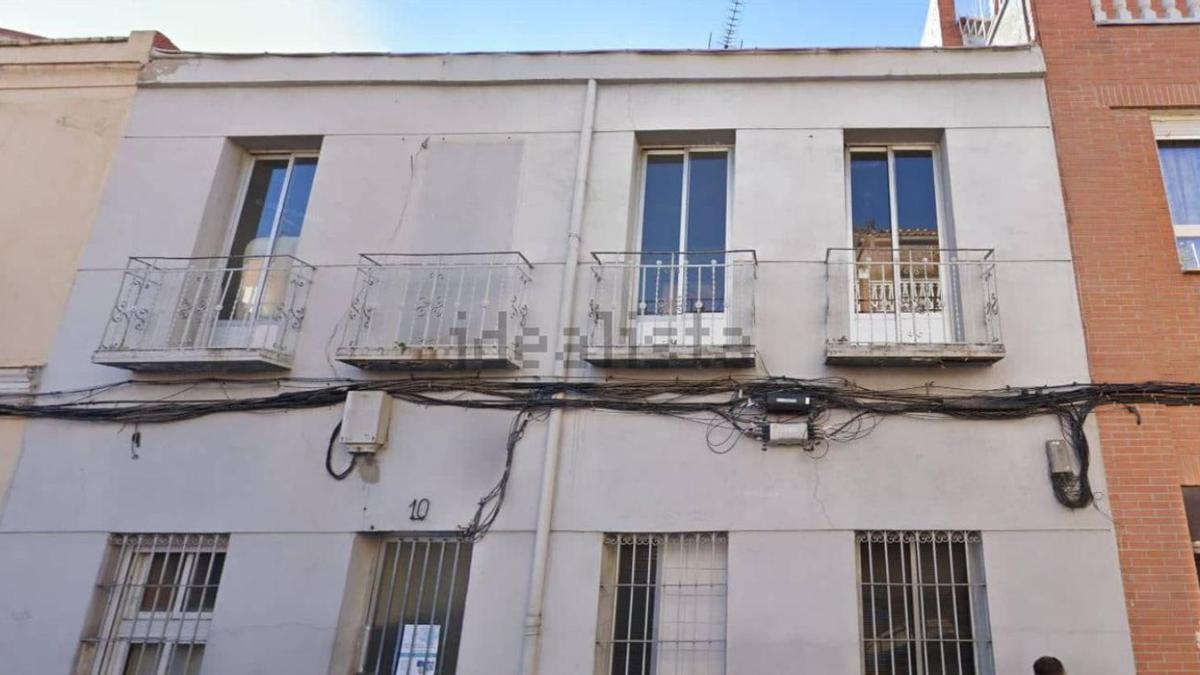 Exterior de la vivienda más barata a la venta en Madrid