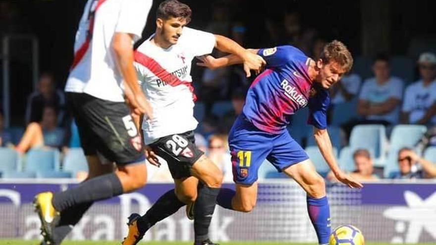 Marc Cardona, en un partido contra el Sevilla Atlético.