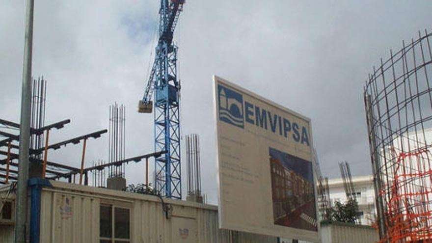 Imagen de archivo de una obra de la empresa veleña Emvipsa.