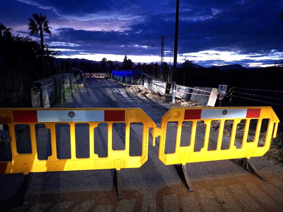 Vista del puente desde Dénia.