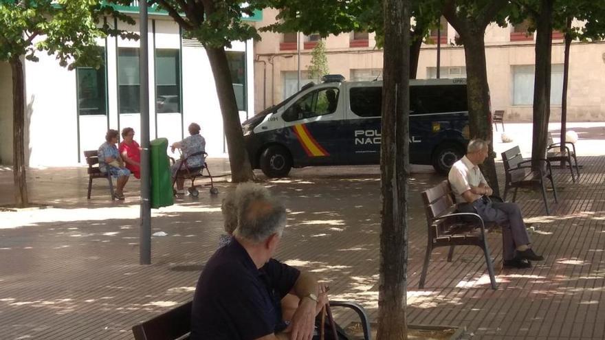 Imatge de la policia al lloc dels fets