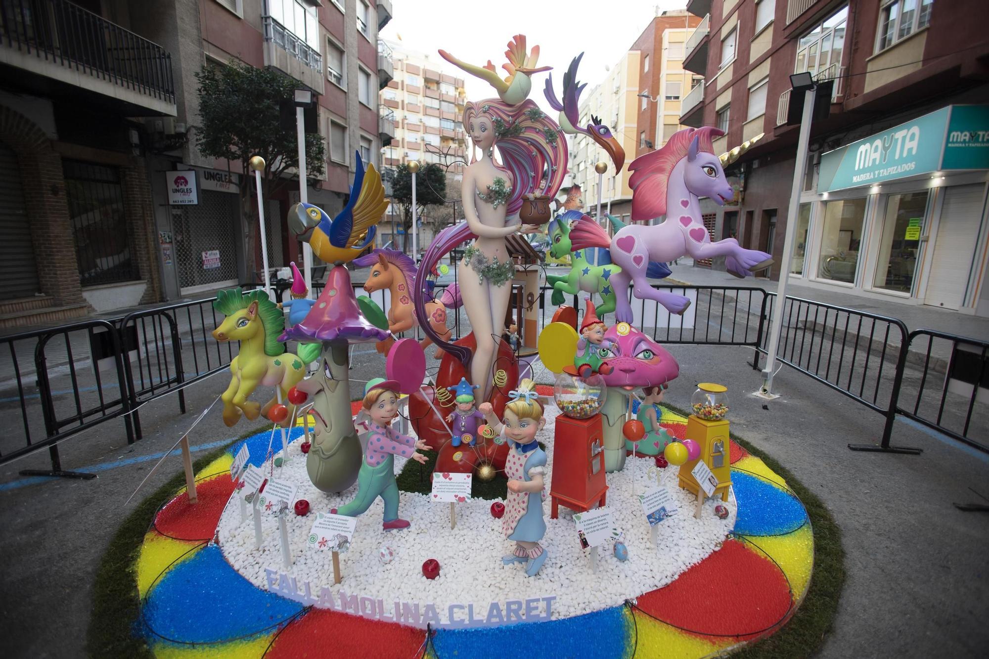 Así son las Fallas de las 19 comisiones de Xàtiva