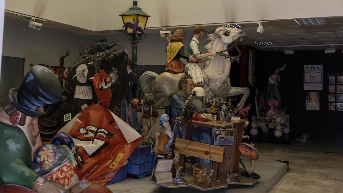 El Ayuntamiento confirma que ya han comenzado los trabajos de reparación de la claraboya dañada por las lluvias en el Museo de Hogueras