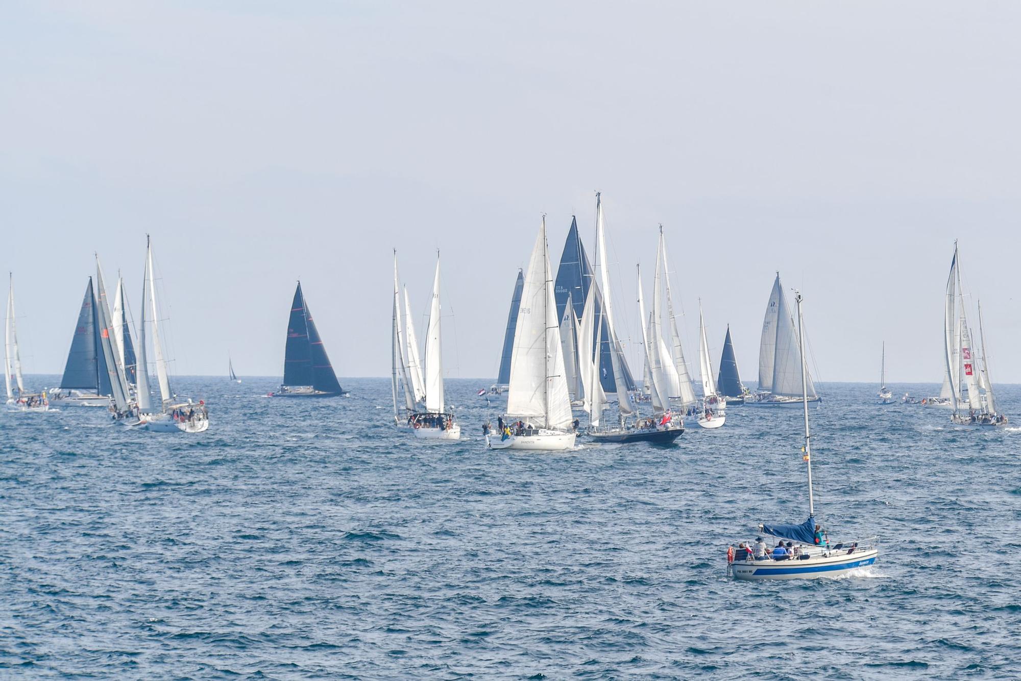 Salida de la regata ARC 2021 de Las Palmas de Gran Canaria