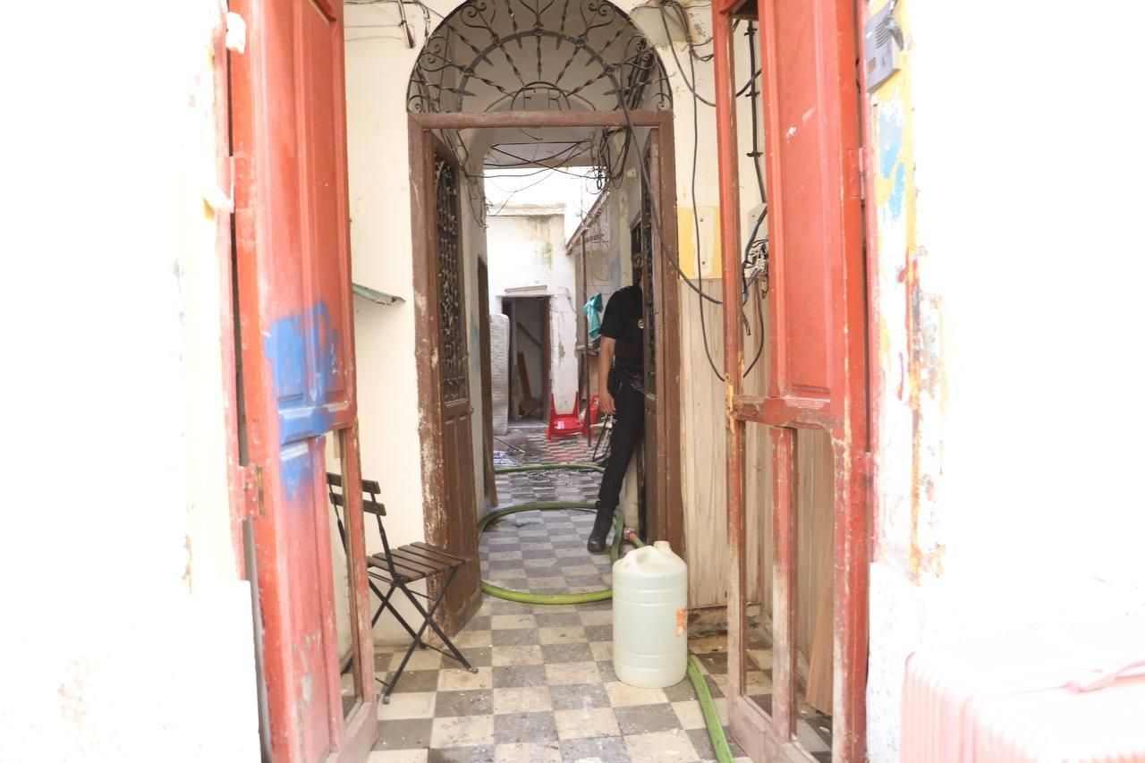 Incendio en una casa ocupada del barrio de San Agustín en Córdoba
