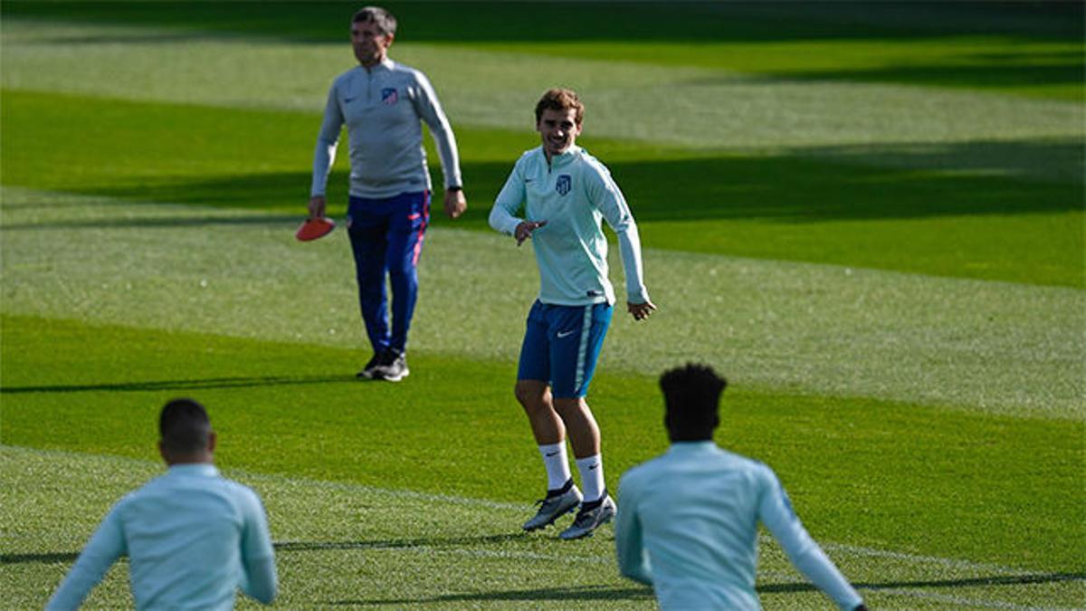 Último entrenamiento del Atlético antes de enfrentarse al Dortmund