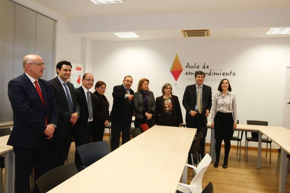 Inauguración del Aula de Emprendimiento de la UMU