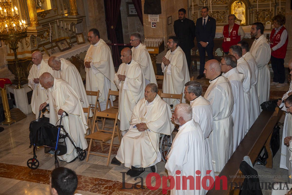 Los sacerdotes celebran la fiesta de san Juan de Ávila peregrinando a Caravaca de la Cruz