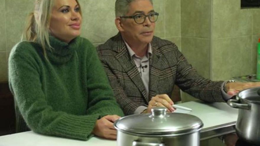 Vanessa e Boris, na cociña de Pepita. |  TVG