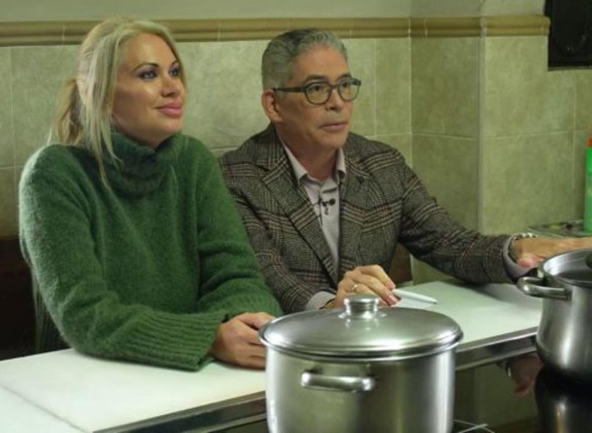 Vanessa e Boris, na cociña de Pepita. |  TVG