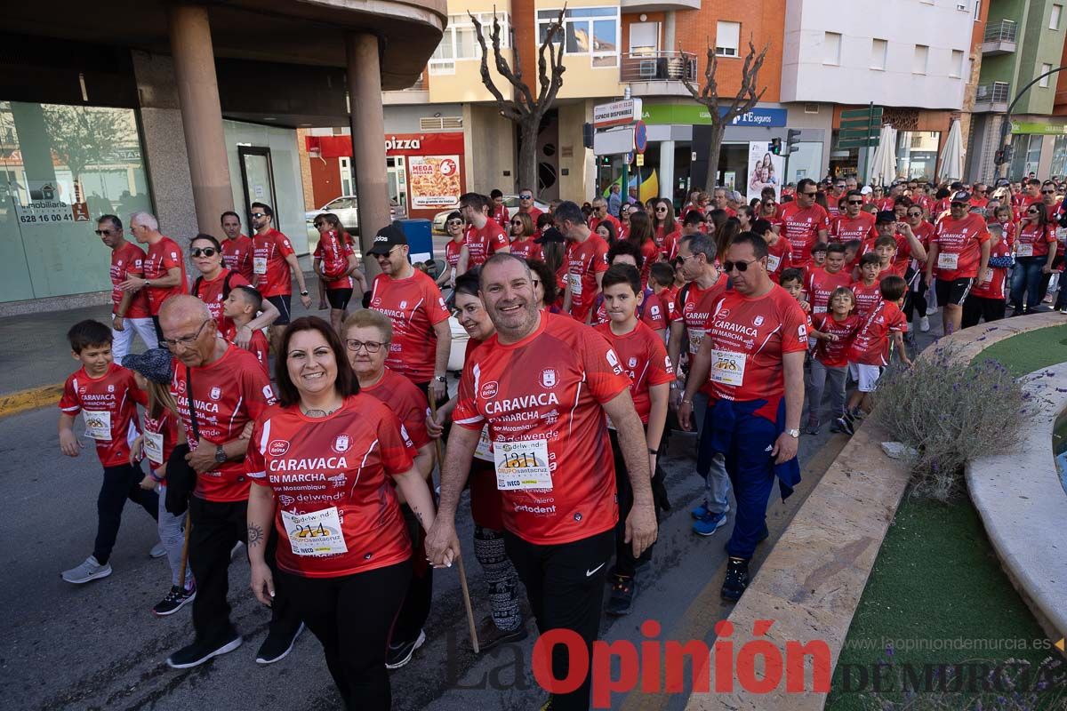 Marcha de la ONG Delwende en Caravaca