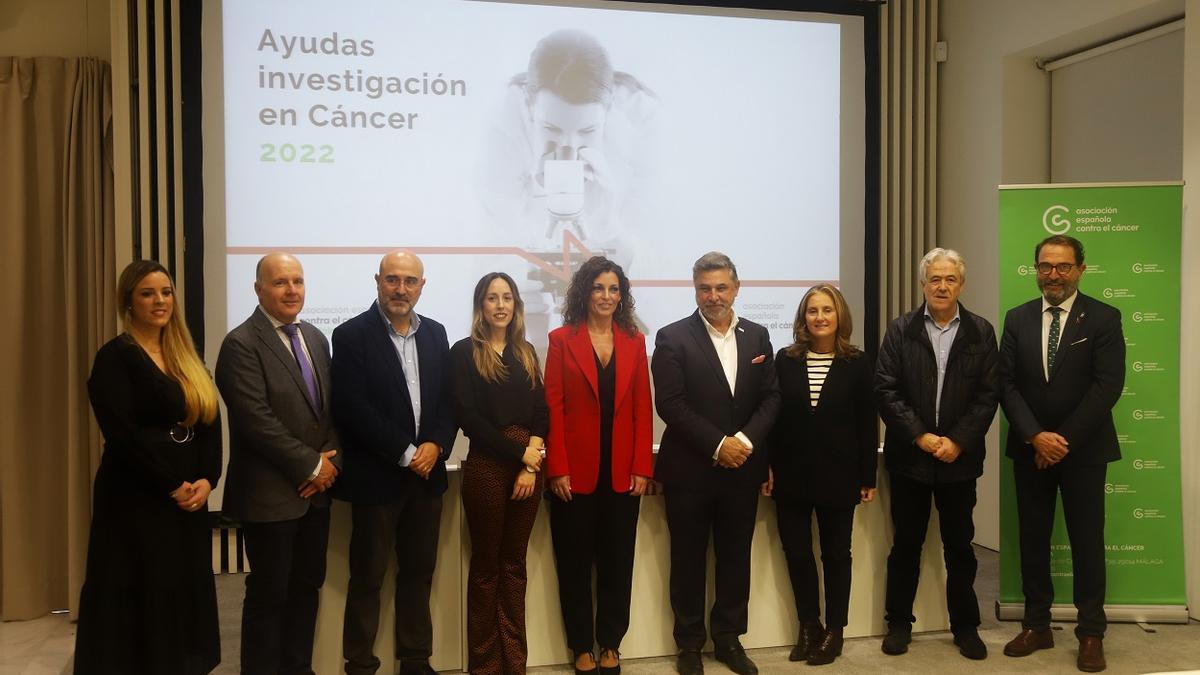 Acto de adjudicación de las Ayudas en Investigación de la AECC en el Museo Thyssen de Málaga