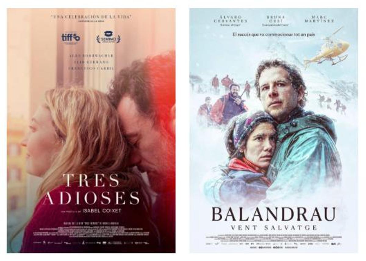 Projecció de Tres adioses i Balandrau