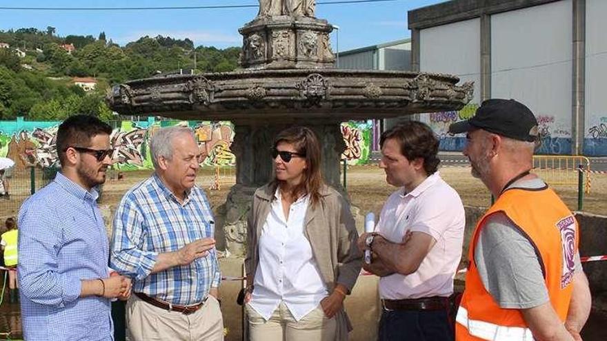 Ocho voluntarios restaurarán la Fuente de las Cuatro Estaciones