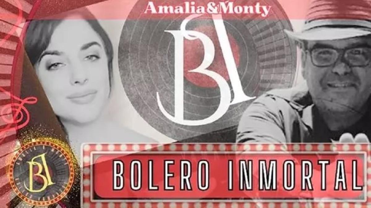 Cartel promocional del concierto de Bolero Inmortal.