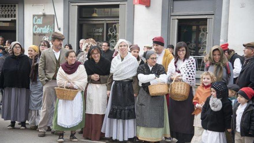 Recreació de la Revolta dels Burots que es va fer pel centenari