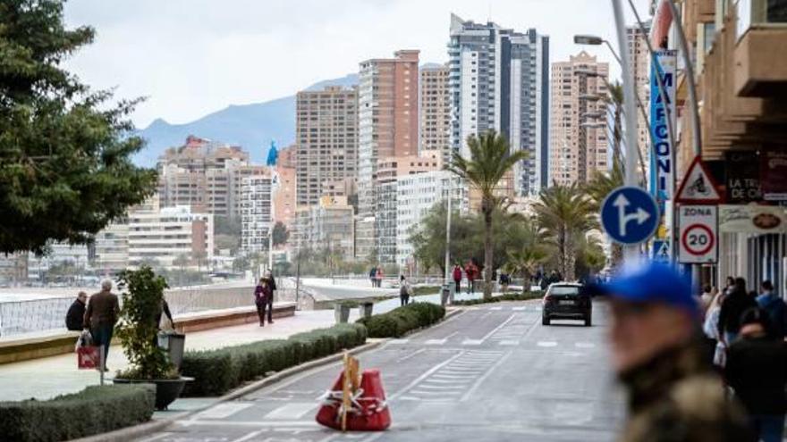 Benidorm peatonalizará un nuevo tramo de primera línea de la playa de Poniente