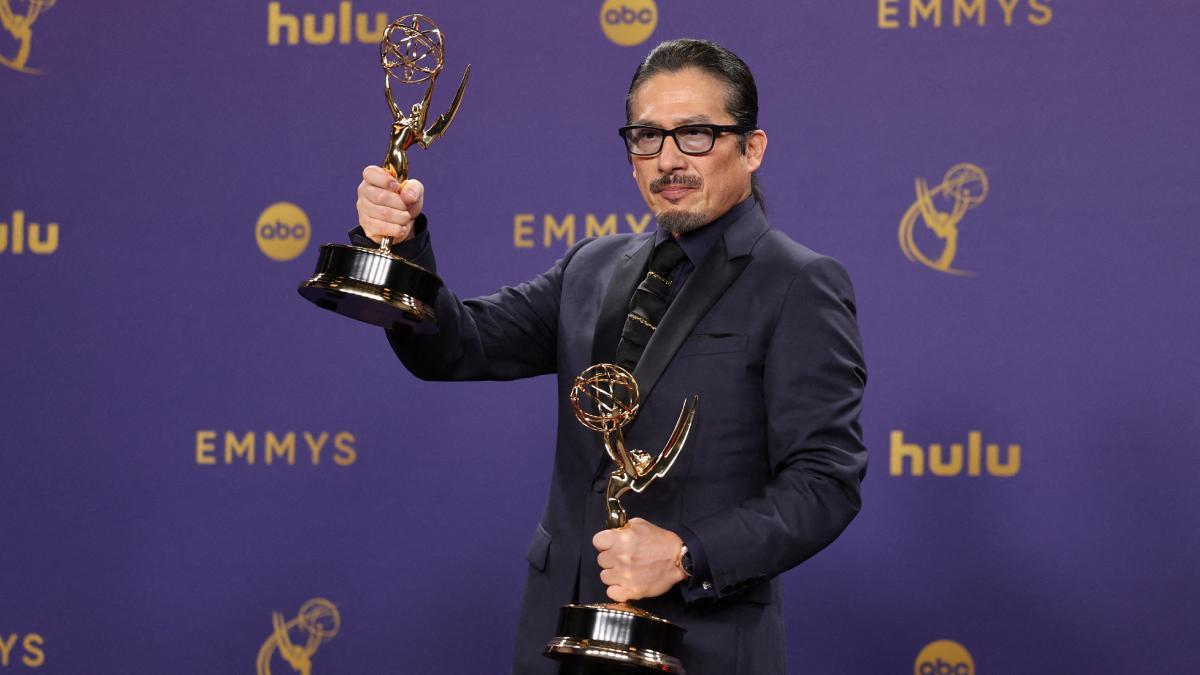 Los ganadores de los premios Emmy 2024. Hiroyuki Sanada recoge su Emmy a mejor actor protagonista de drama (Shogun)