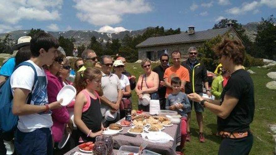 Una de les excursions realitzades aquest cap de setmana a la Cerdanya