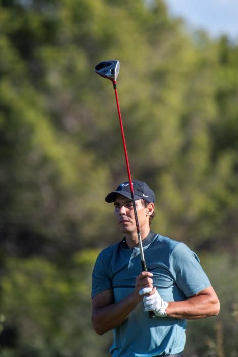 Rafa Nadal en el Abierto de Baleares de Golf