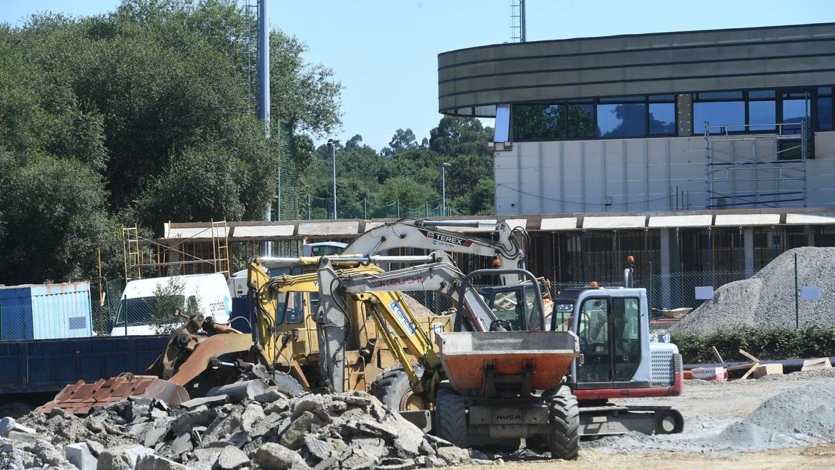ABEGONDO CIUDAD DEPORTIVA DÉPOR El nuevo Abegondo coge forma así están