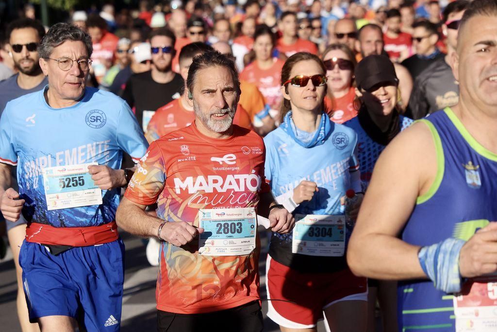 Las mejores imágenes de la TotalEnergies Maratón Murcia Costa Cálida