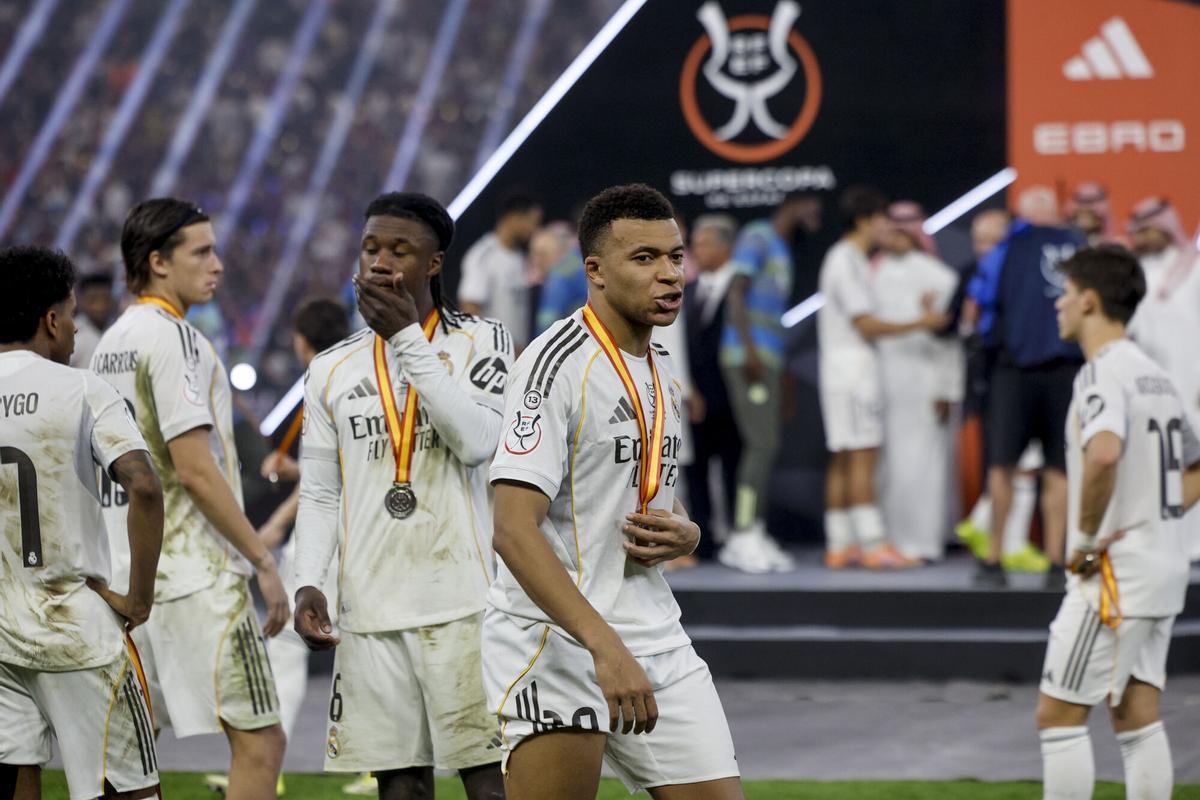 Kylian Mbappé, tras perder la Supercopa ante el Barça