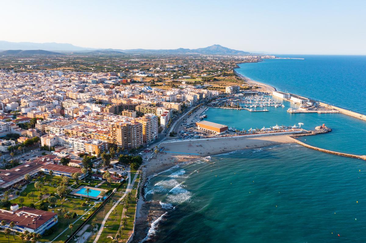 Benicarló desde las alturas