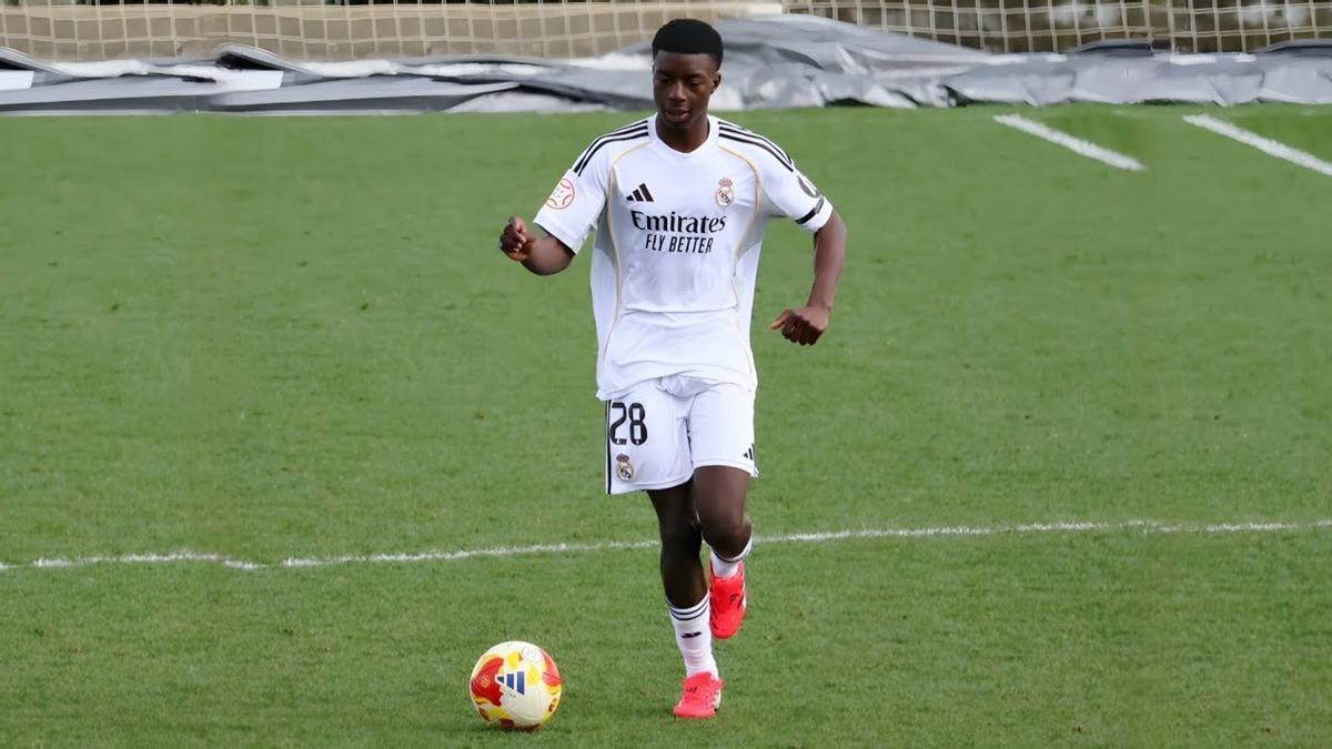 Cherif, canterano del Real Madrid.
