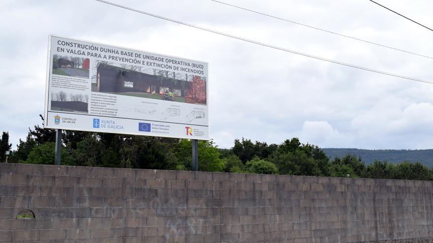 La lucha contra el fuego se librará desde Valga