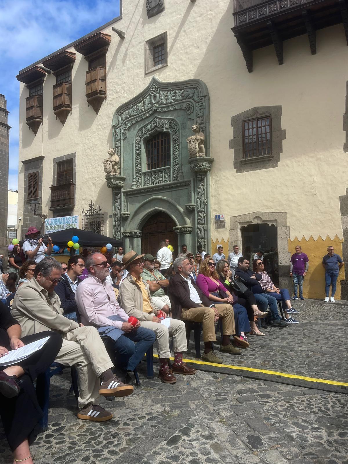 El barrio histórico de Vegueta se transformó este sábado en el epicentro de la concienciación sobre salud mental
