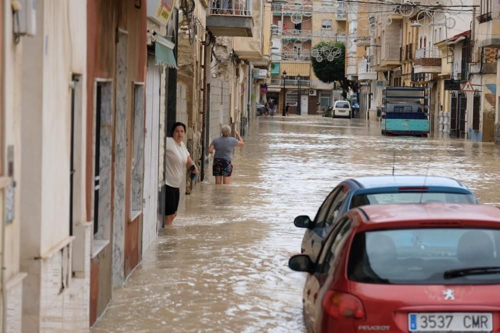 Las imágenes de las inundaciones en Almoradí y Dolores