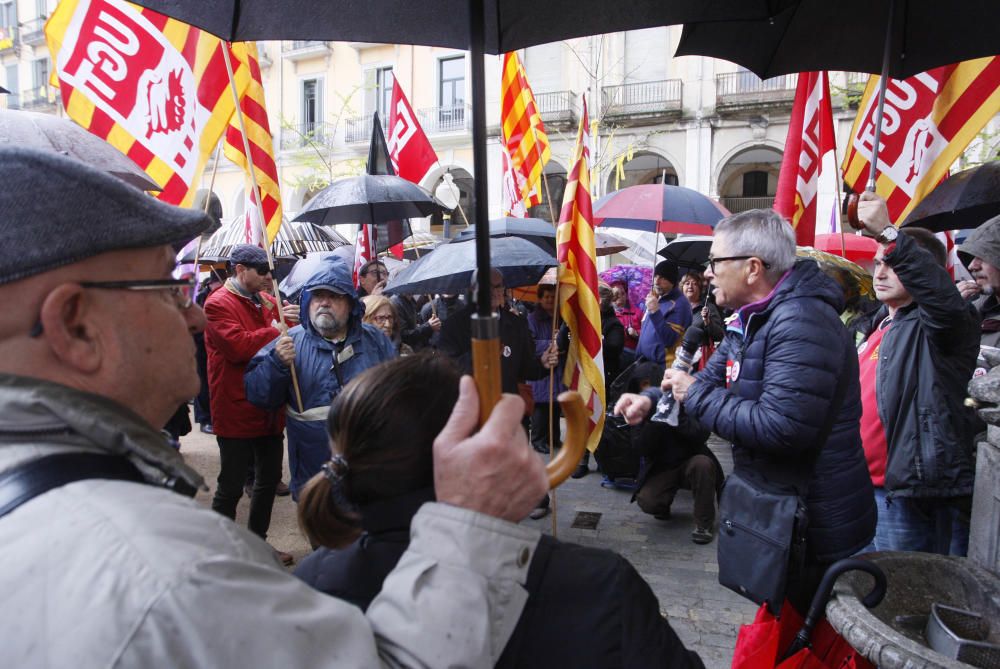 Manifestació pensionistes Girona