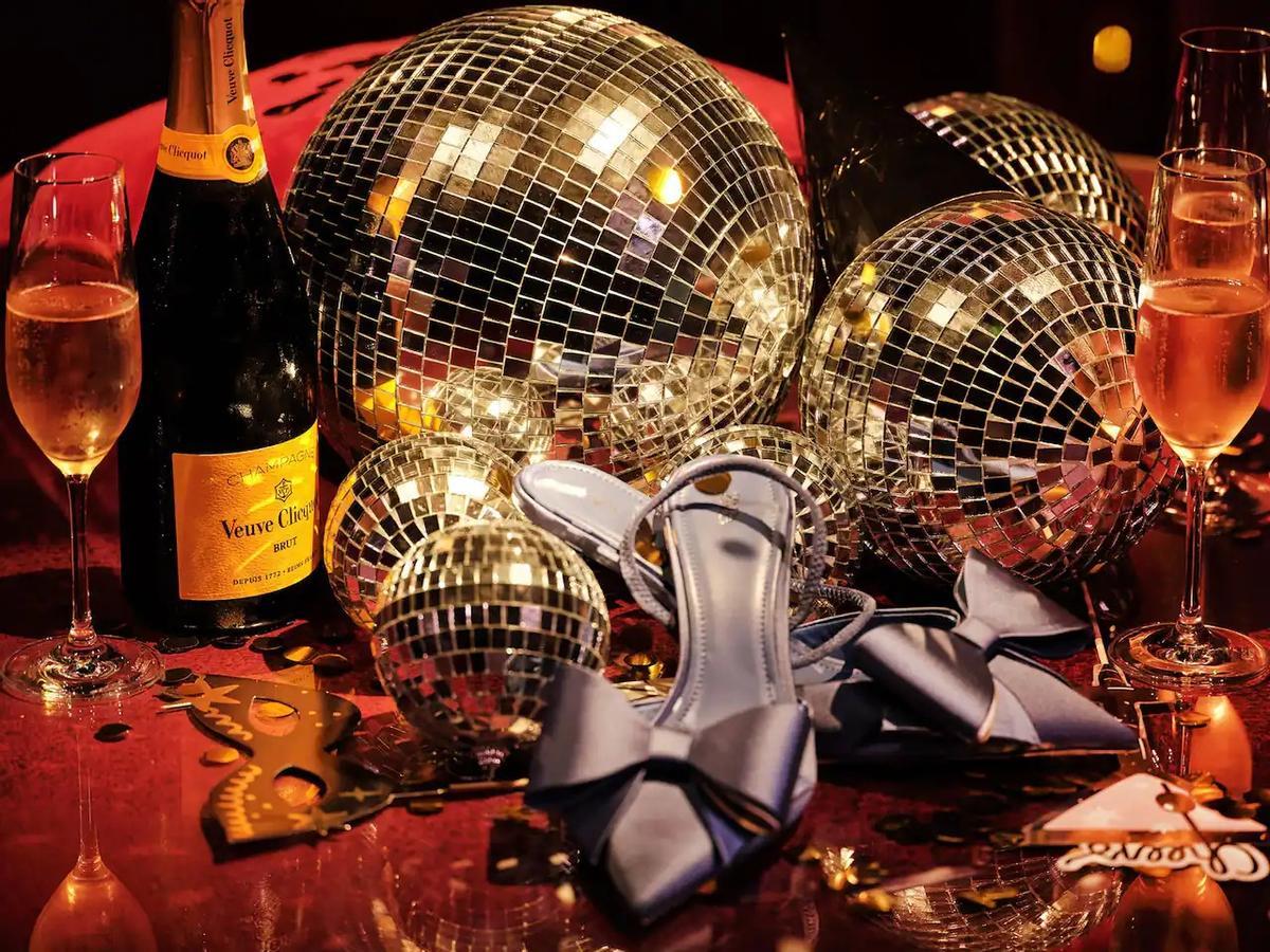 Montaje festivo del hotel The Barcelona Edition