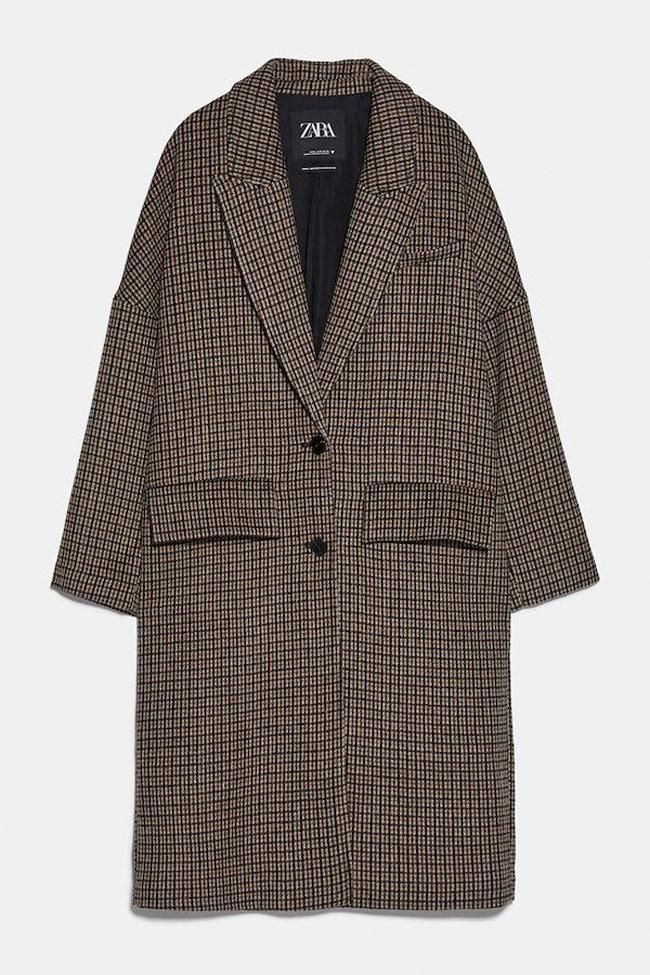 Abrigo masculino, de Zara
