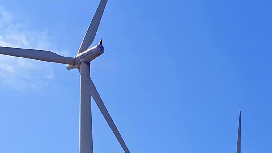 Aerogeneradores en un parque eólico de Galicia. | Marta G. Brea