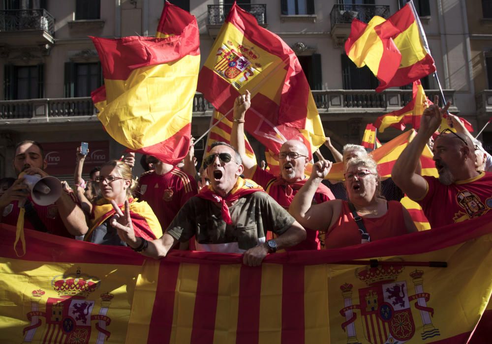 Manifestación en Barcelona por la unidad de España